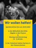 DoG-Spendenaktion für Ukraine