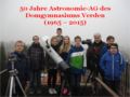 50 Jahre Astro-AG am DoG - Broschüre erscheint