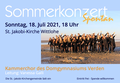 Sommerkonzert des Kammerchors am 18. Juli in Wittlohe