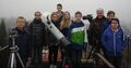 Astronomie-AG steht im Nebel