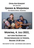 Konzert der Südafrikanischen Künstler Qadasi & Maqhinga