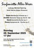 Einladung zum Herbstkonzert der Sinfonietta Aller-Weser