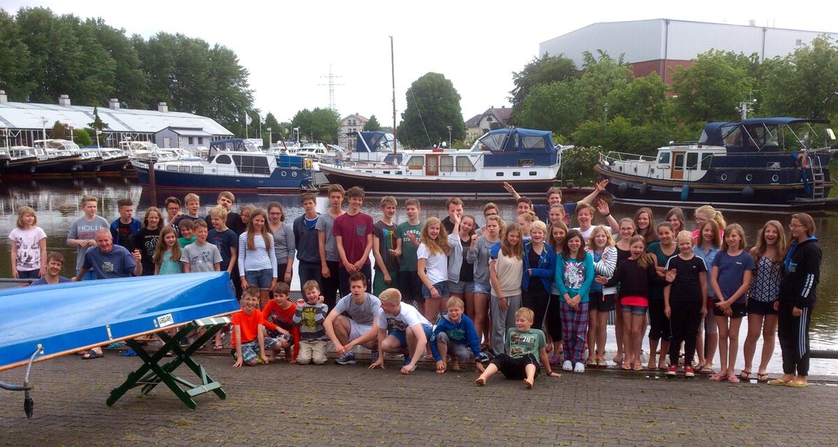 Ruderlager Papenburg - eine super Truppe - Gruppe 2015