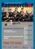 Kammerchor on Tour in Südafrika vom 4. - 26. Oktober 2022