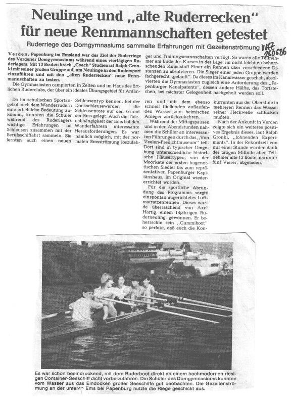 Zeitung 1986