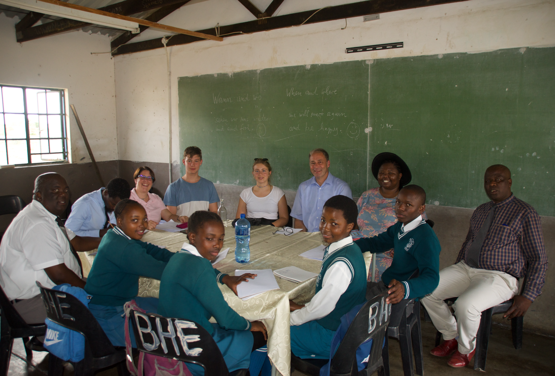 Roundtable im Oktober 2023, Bhekabantu Secondary School, South Africa